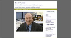 Desktop Screenshot of leeohanian.com